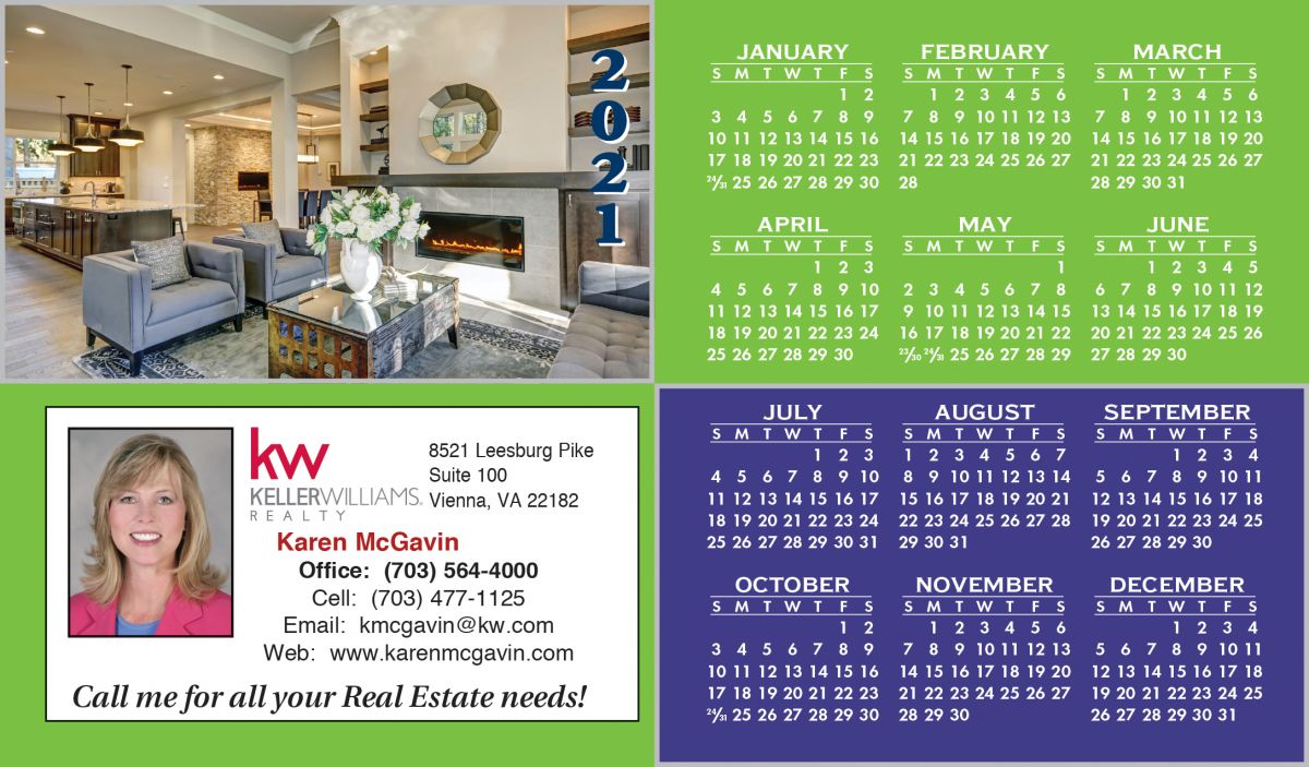 Real Estate Jumbo Postcard Calendars